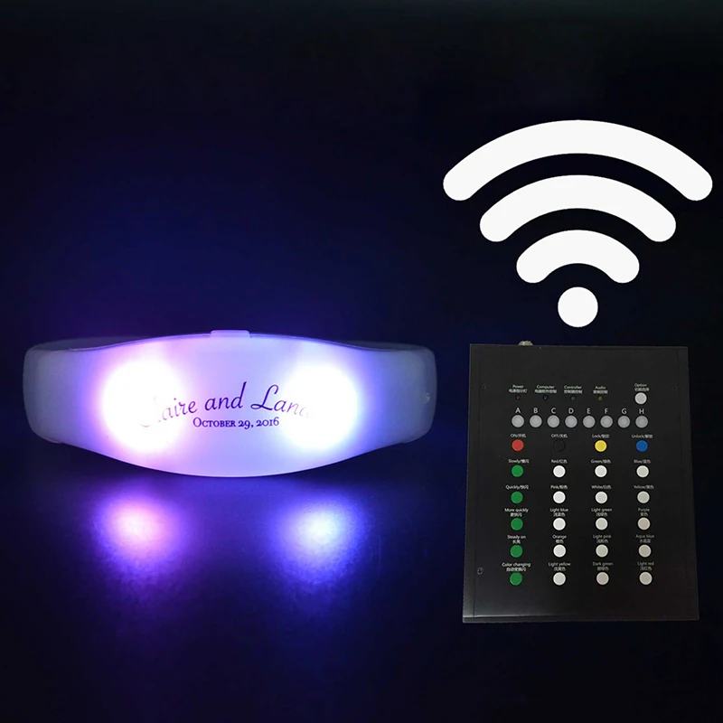 Remote control LED bracelet 011
