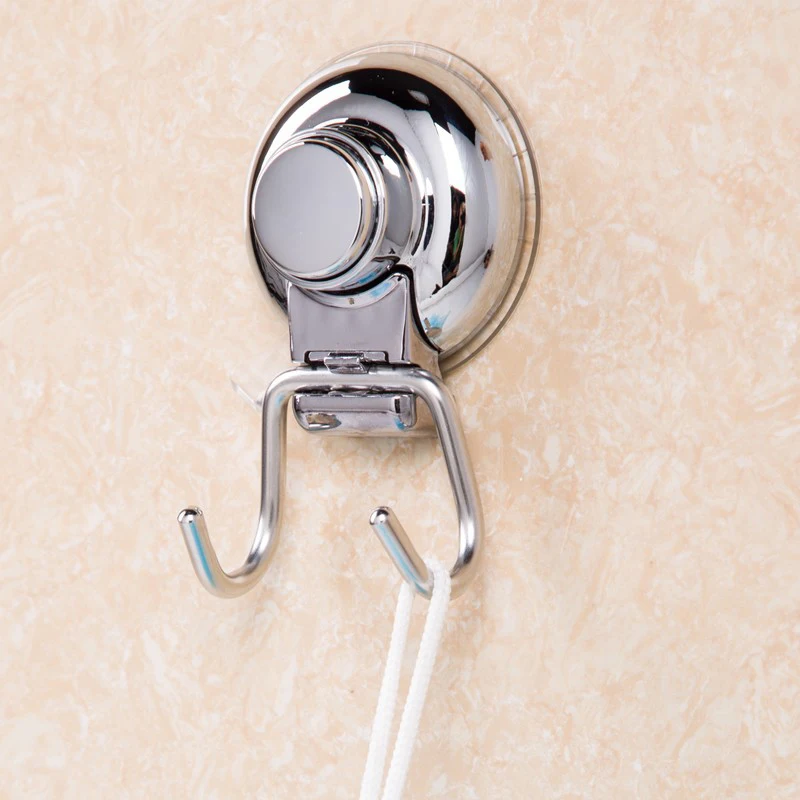 الفولاذ المقاوم للصدأ فراغ الالتصاق تخزين المطبخ الحمام هوك هوك منشفة رف حامل المنظم معدنية أداة