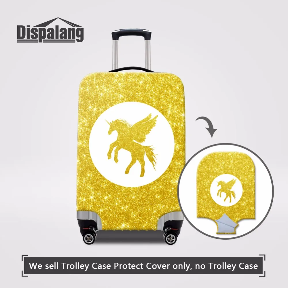 Dispalang Unicorn Prints Durable Luggage Protective Dust Cover