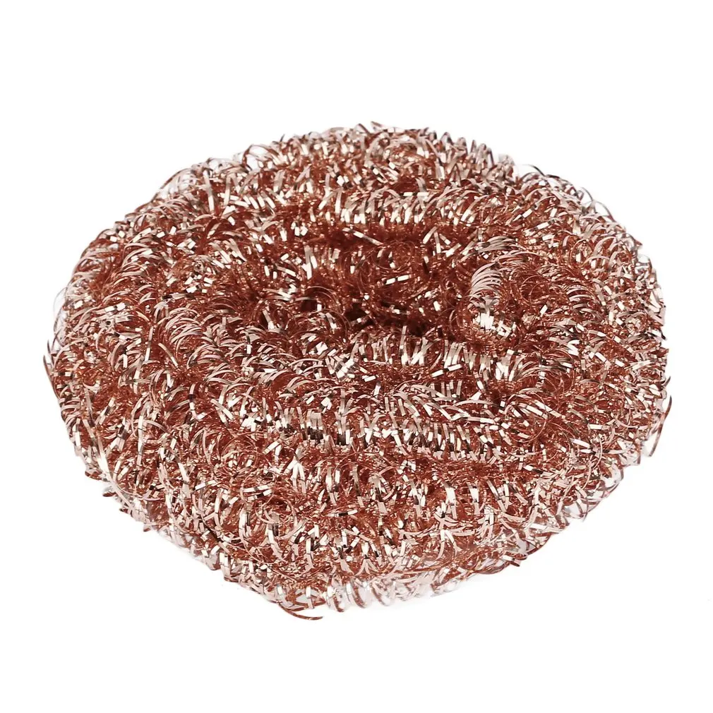 Wire Sponge Ball For Kitchen Cleaning Steel Wool Clean Tool Wood