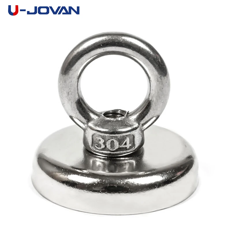 

U-JOVAN Diameter of 42 mm Super Strong Fishing Powerful Ring Magnets Deep-sea for Magnet Circular