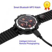 Лучшие продажи ip67 водонепроницаемый металлический корпус mp3 музыка спортивные умные часы с анти-потерянный шагомер, отслеживание сна Функция