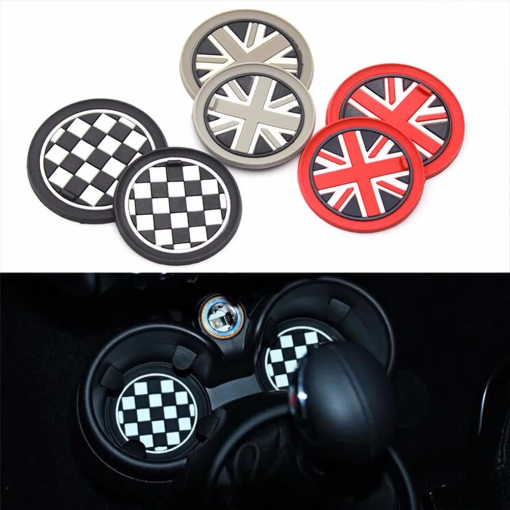 

Car Water Cup Bottle Holder Anti-slip Pad Mat for KIA RIO Ford Focus Hyundai IX35 Solaris Mitsubishi ASX Outlander Pajero