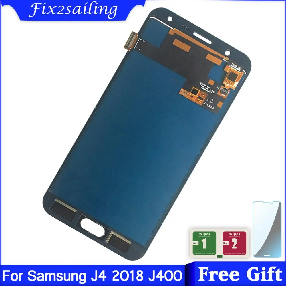 ЖК дисплей с регулировкой яркости для Samsung Galaxy J4 2018 J400 J400F J400H J400G J400P J400M сенсорным