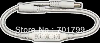 

R102-D;Mini 3-Key Single Color LED dimmer,DC12V input,12A/144W output;with DC connector;plug and play