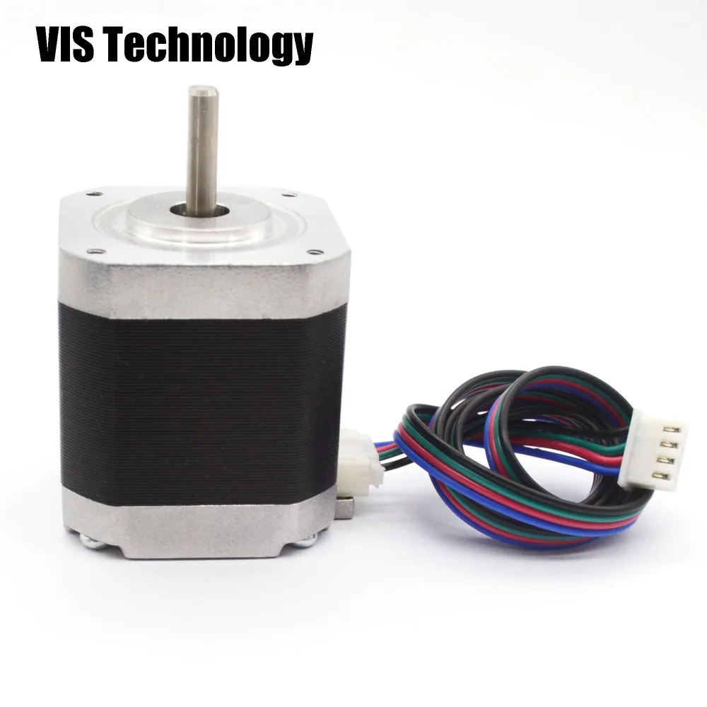 

1pc Hybrid Nema17 bipolar step stepper motor 1.5A 47mm length 50Ncm 4 leads 42HD6021 for RepRap 3D printer