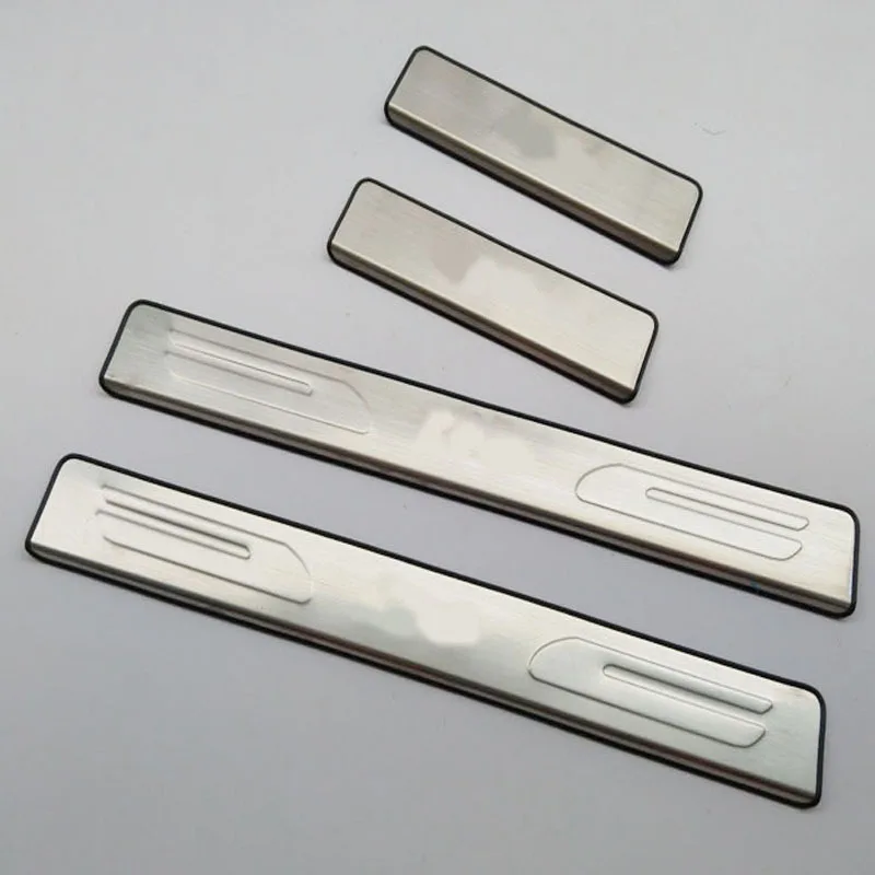 

Free shipping For hyundai i10 2008 2010 2015 stainless steel door sill strip i10 welcome pedal car accessories 4pcs car Styling