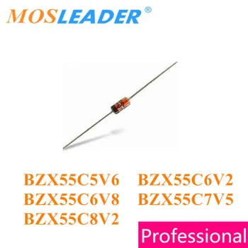 

Mosleader 1000PCS DO35 BZX55C Series BZX55C5V6 5.6V BZX55C6V2 6.2V BZX55C6V8 6.8V BZX55C7V5 7.5V BZX55C8V2 8.2V 0.5W 1/2W Zener