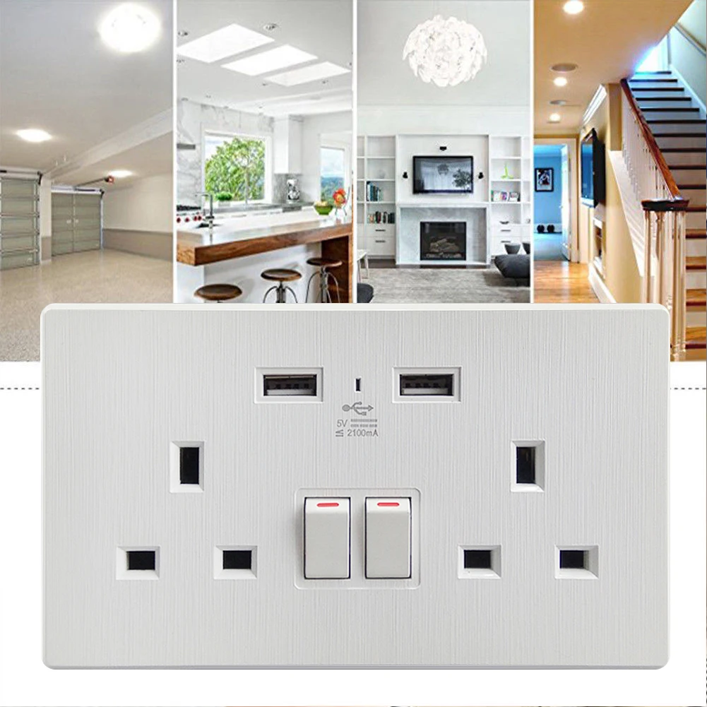 

Dual USB Port Wall Quick Charge 2.0 Charger Adapter Charging EU Plug Socket for iphone XS XR X 8 7 6 S plus for samsung s 10 9 8