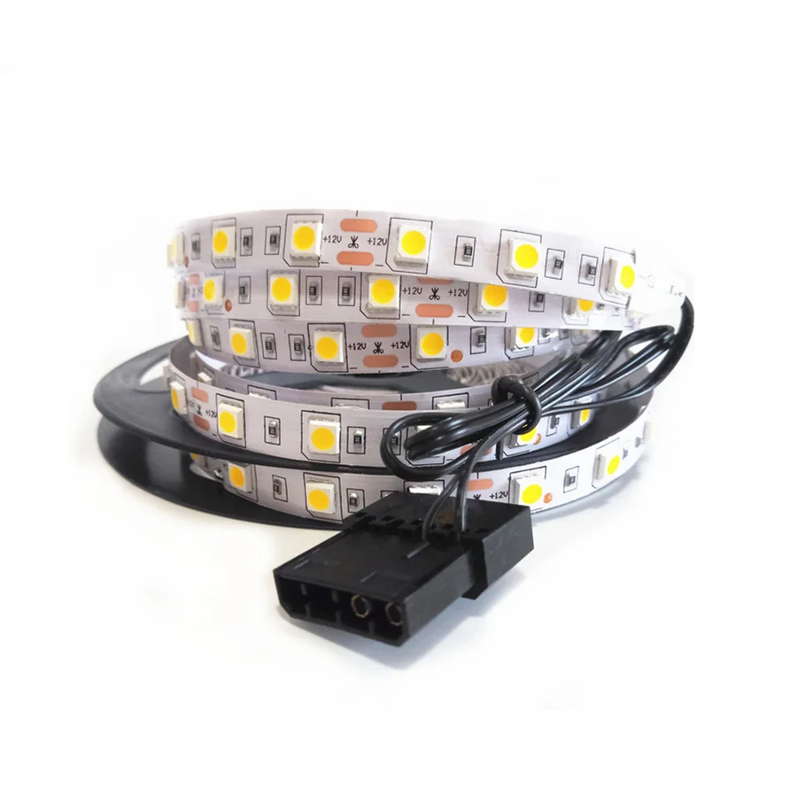 

LED Strip Light 2835 5630 5050 SMD Non Waterproof 60LEDs/M DC12V Flexible LED String light Ribbon Tape With Sata power supply