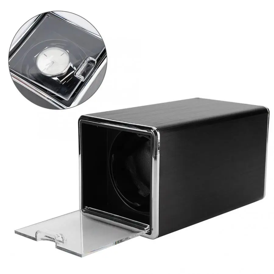 

Professional Wooden Wristwatch Rotate Box Mechanical Watch Automatic Winder Case Automatic Watch 110-220V EU Plug UK Plug c