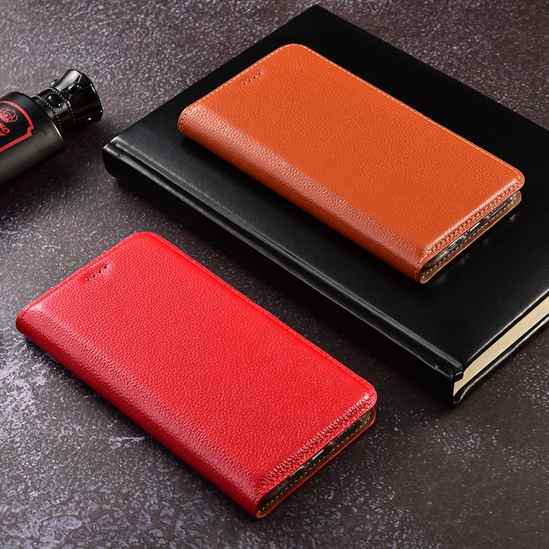 

Genuine Leather Flip phone Case For Xiaomi Mi 5 5c 5X 5S 6 6X 8 9 Plus SE A2 A1 Lite Explorer stand cover Fundas shells