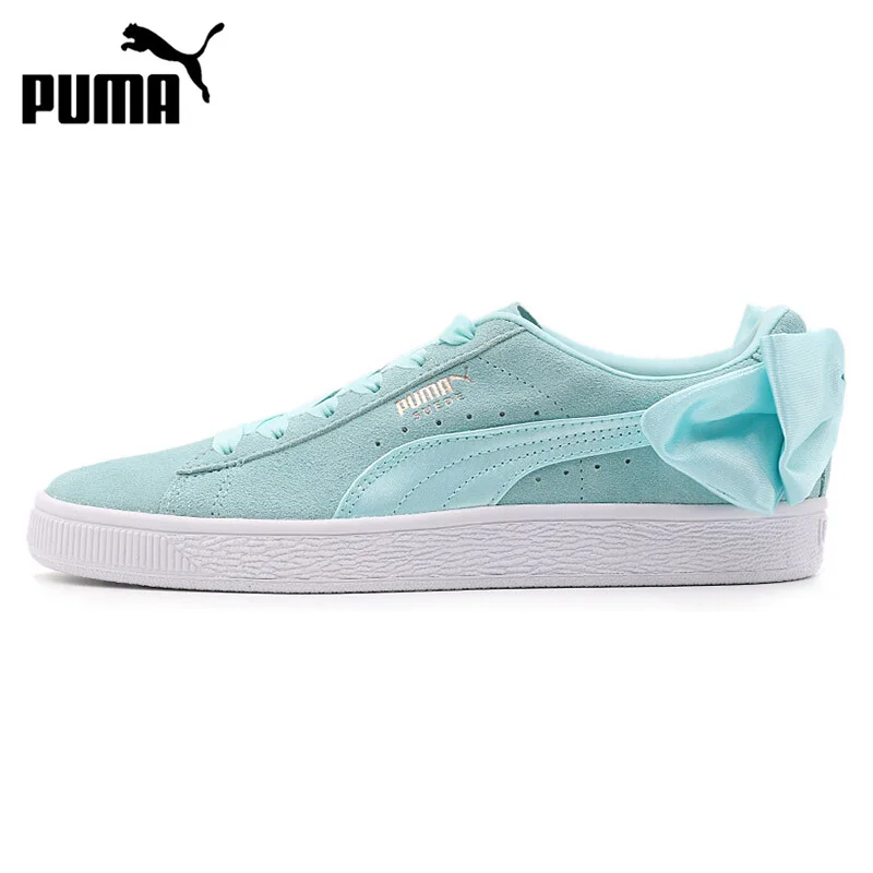 Новое поступление PUMA Suede лук Wns Для женщин Скейтбординг обувь кроссовки