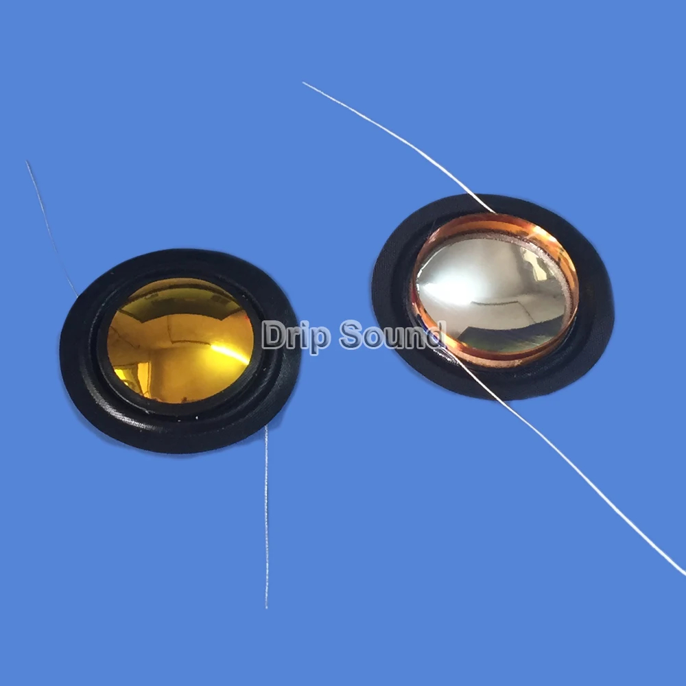 2pcs 25.5mm Tweeter Voice Coil Horn Speaker Treble Aluminum Film