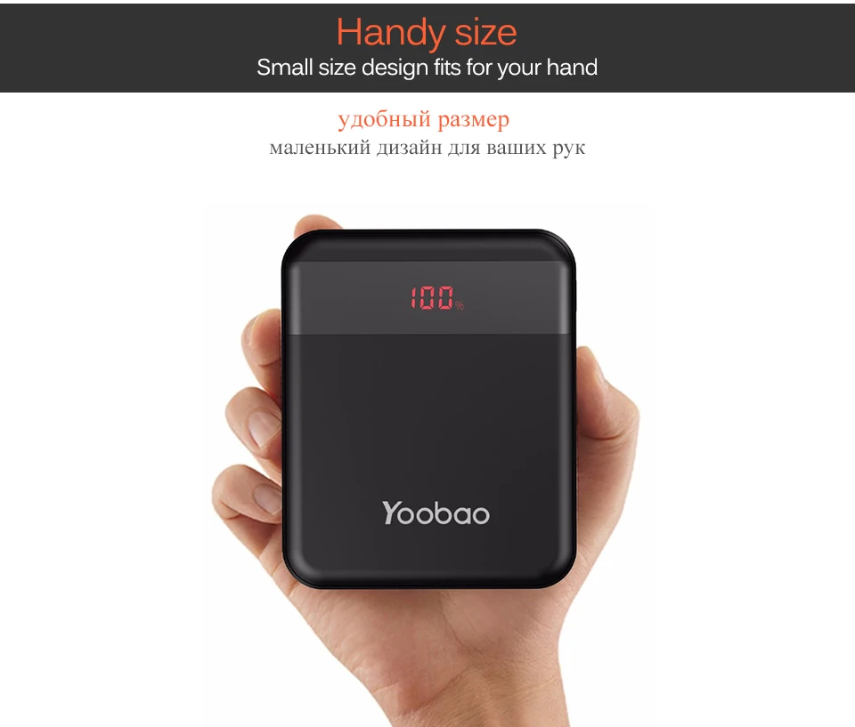 Yoobao внешний аккумулятор 10000 мАч для Xiaomi Quick Charge 3,0 Pover Bank портативное зарядное устройство Внешний аккумулятор для iPhone 7 8 X повербанк