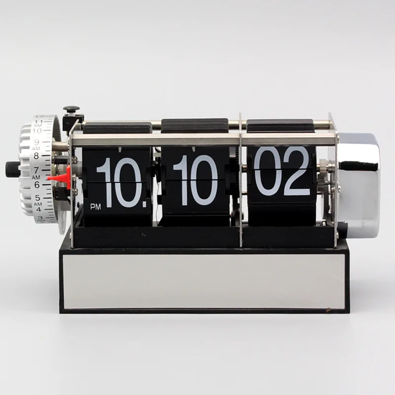 Digital Flip Clock Vintage Decorative Bedroom Retro Flip Down Clock with Seconds Auto Page Table Clocks Student Desk Watch Digital Flip Clock Vintage Decorative Bedroom Retro Flip Down Clock with Seconds Auto Page Table Clocks Student Desk Watch