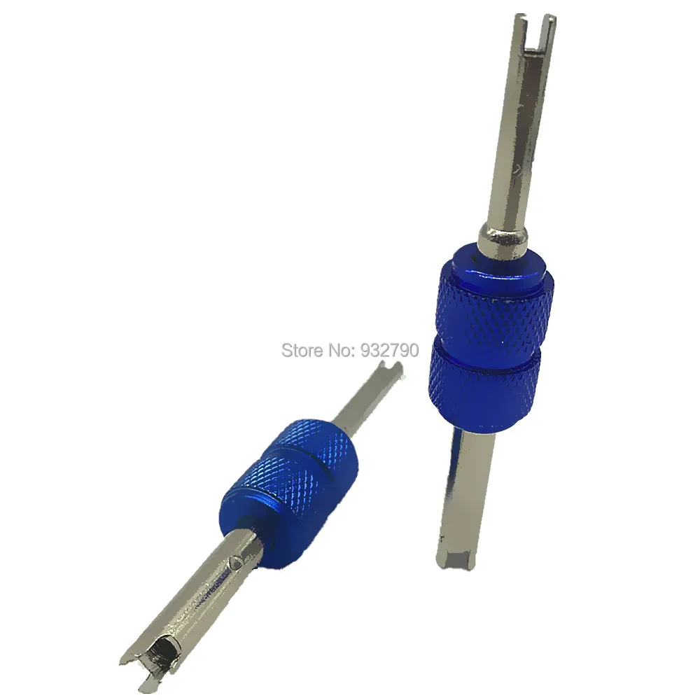2pcs Valve Stem Core Remover Car Truck Tire Dual End Repair Installer Remove Tool Kit AC Double