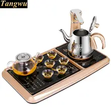 Автоматический Верхний электрический чайник для воды печка для приготовления чая три в одном