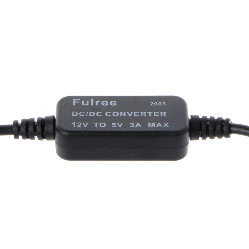 

Car Charger Mini USB Output 12V to 5V 3A Power Supply Converter For PDA DVR Camcorder
