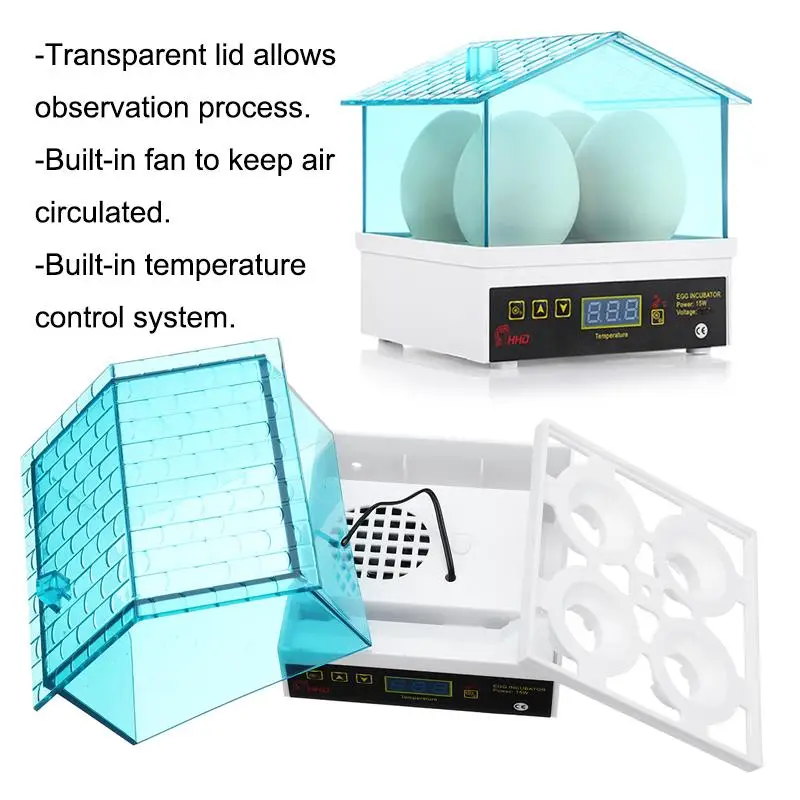 110V/220V 4 eggs egg incubation Automatic Incubator Chicken Egg Incubator Digital Temperature Control Pigeon Hatcher 110V/220V 4 eggs egg incubation Automatic Incubator Chicken Egg Incubator Digital Temperature Control Pigeon Hatcher