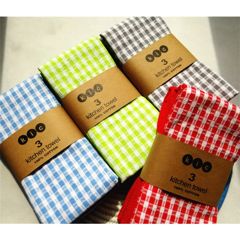 45*65cm Cotton Table Napkin Kitchen Towel Dish Towel Cleaning Cloth Tea