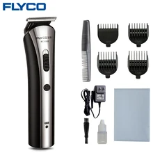 Flyco машинка для стрижки волос в ЖК-дисплей Дисплей машинка для стрижки волос для собак кошек Перезаряжаемые Biuld в гребень дизайн стрижка машина 100 V-240 V FC5805