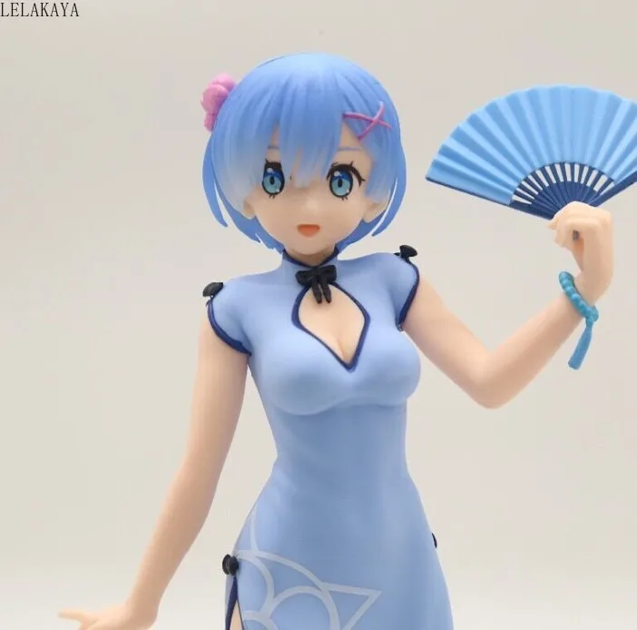 19 см Новинка Аниме Re: жизнь в другом мире от Zero Rem Ram Cheongsam стоящая осанка