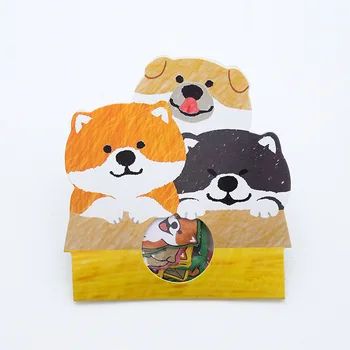 

30Pcs/Pack 2018 New Arrival Dog Shiba Husky DIY Decorative Dairy Sticker Stationery Sticky Label Stickers E0510