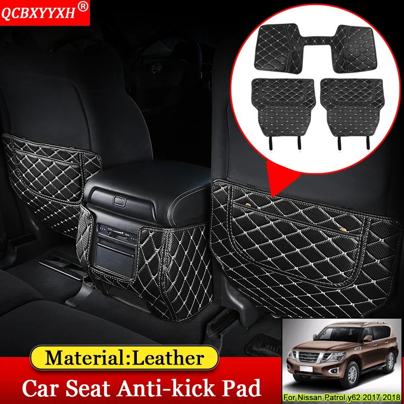 

QCBXYYXH Car-styling Interior Seat Protector Side Edge Protection Pad Car Stickers Anti-kick Mat For Nissan Patrol y62 2017 2018