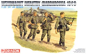 1/35 scale model Dragon 6105 German Defense Force Infantry (Barbarossa 1941) | Игрушки и хобби