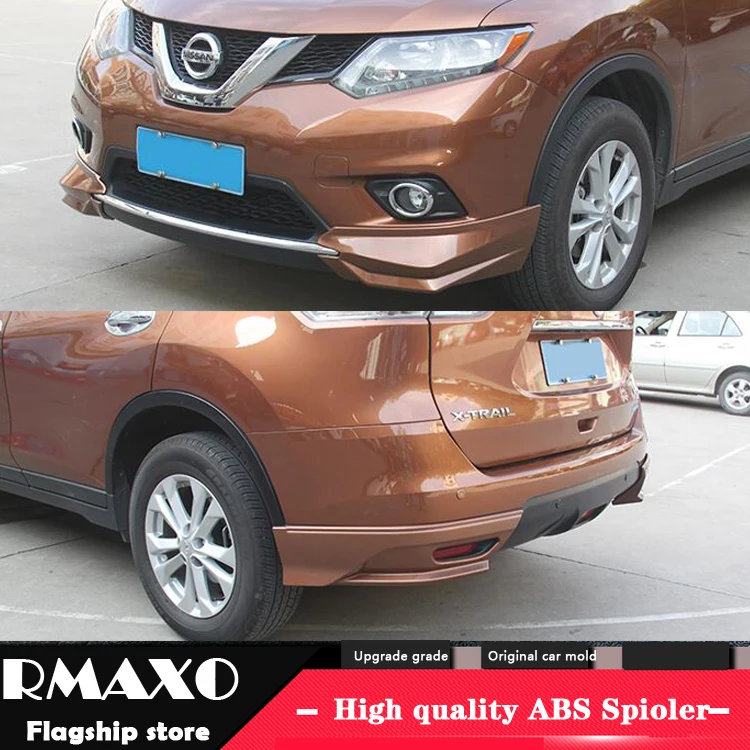 Для NISSAN X-TRAIL Body kit спойлер- для X-TRAIL ABS задний спойлер передний бампер диффузор защитные бамперы