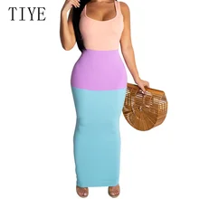 TIYE Women Sleeveless O Neck Slim Bodycon Dress Retro Patchwork Hollow Out Casual Pencil Dress Summer Vestidos Formal Sexy Dress TIYE Women Sleeveless O Neck Slim Bodycon Dress Retro Patchwork Hollow Out Casual Pencil Dress Summer Vestidos Formal Sexy Dress