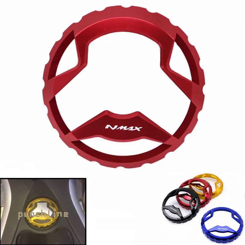 

For YAMAHA NMAX 155 NMAX155 2015-2016 N-MAX 155 Motorcycle parts oil cover of the tank CNC Aluminum alloy fuel tank cap Red
