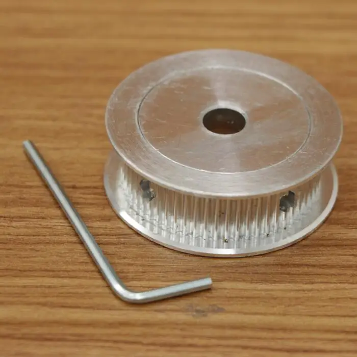 

Hot Sale 1PCS/LOT 3D Printer parts GT2 60 Teeth for belt width 10mm bore 8mm Aluminum GT2 Timing Pulley 2GT 60Teeth