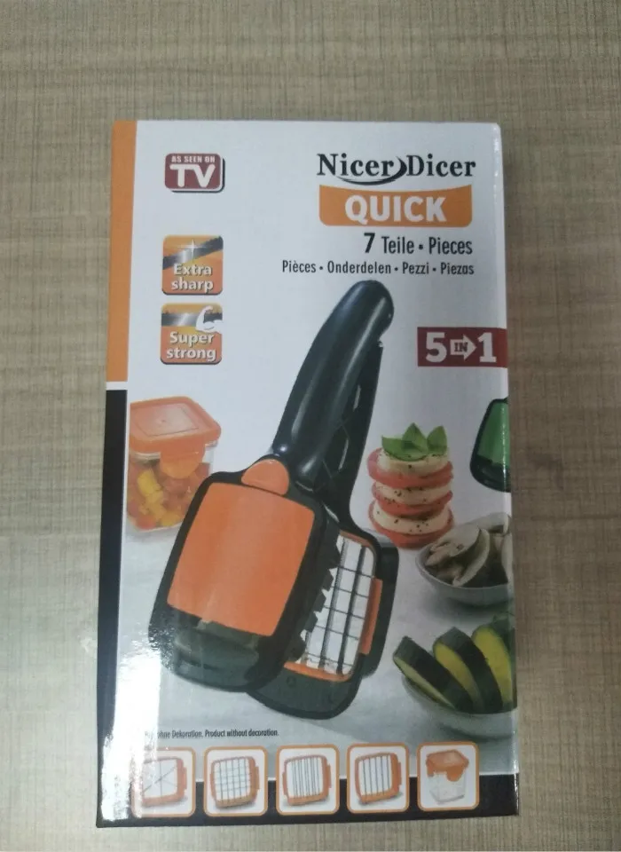 

5 in1 Multi-function Plastic Cutting Machine Modern Kitchen Vegetable Cooking Home Practical Cutting Machine