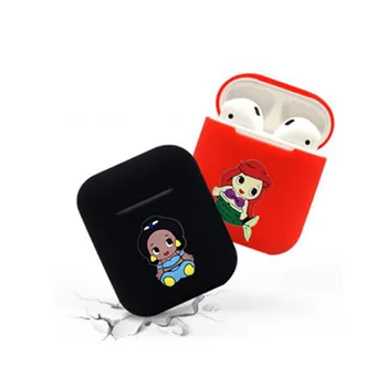 

Cute Princess Wireless Bluetooth Earphone Case For Apple AirPods Silicone Charging Headphones Cases For Airpods Protective Cover