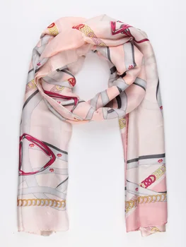 

Fancy mixed silk scarf