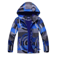 Водонепроницаемый индекс 10000 мм ветрозащитные куртки для маленьких мальчиков детская верхняя одежда повседневное теплое Детское пальто для детей