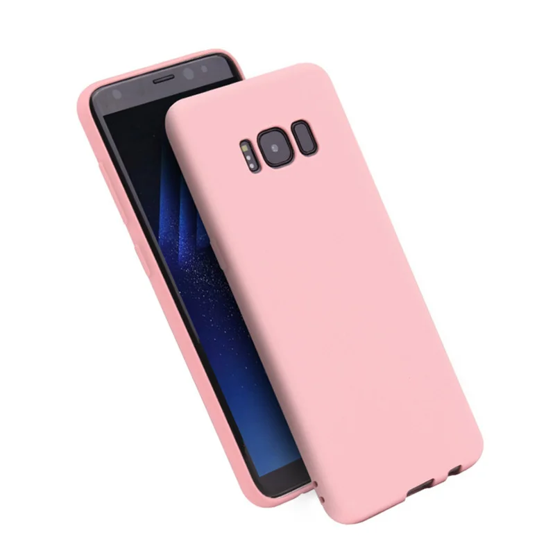 Case for samsung note 9 case for Samsung S8 S9 Note8 Case Soft TPU Silicone Frosted Matte Multi Color Cover Fashion Stylish Case