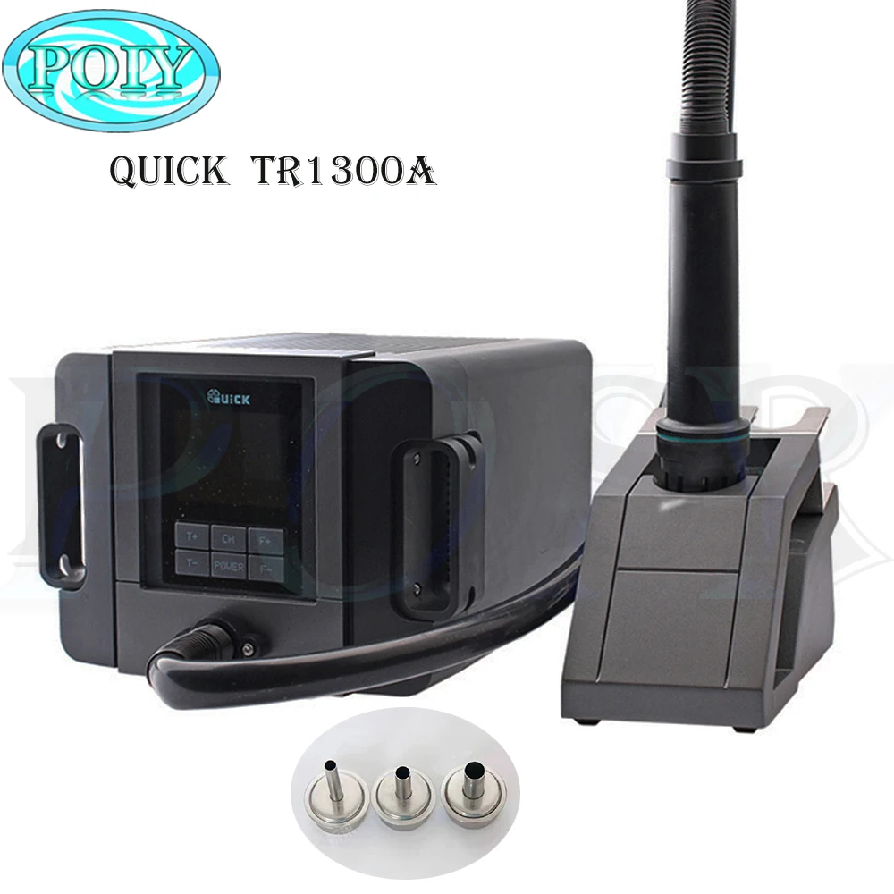 

Original Quick TR1300A Intelligent Hot Air Soldering Station 1300W BGA Welding Station for Phone Motherboard Rework Repair