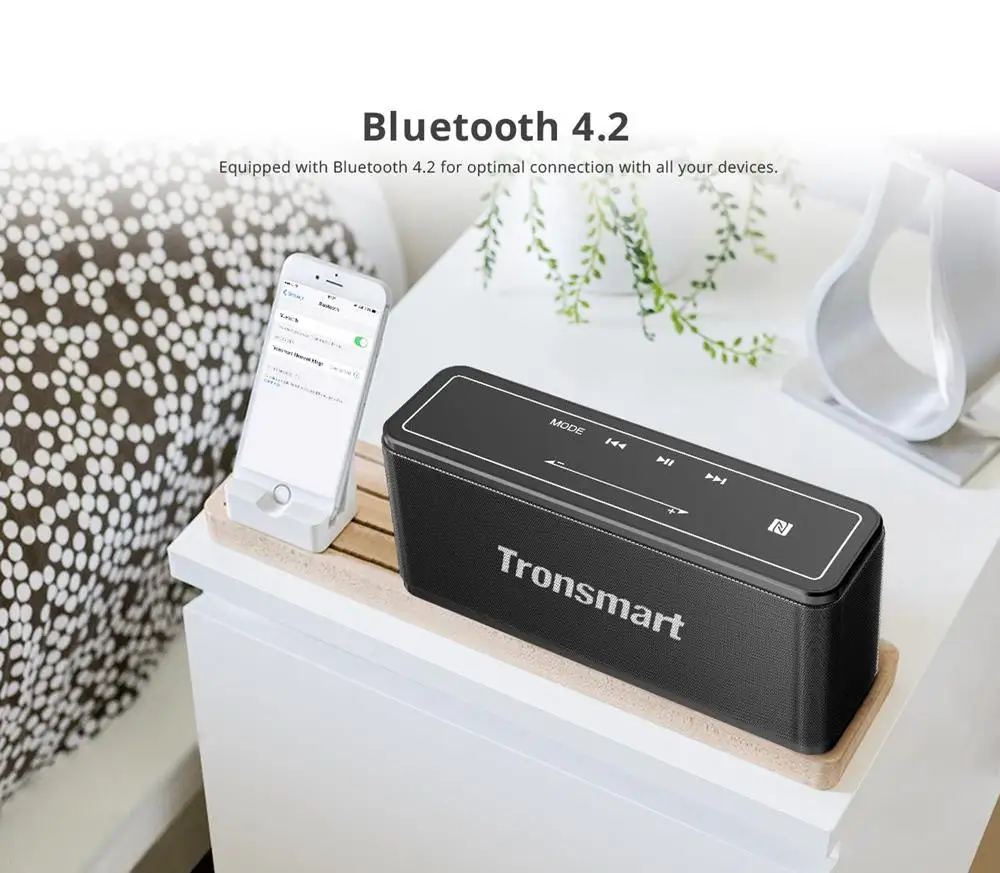 Tronsmart Element Mega Bluetooth динамик беспроводной динамик 3D звук TWS 40 Вт Выход NFC портативный динамик MicroSD карта