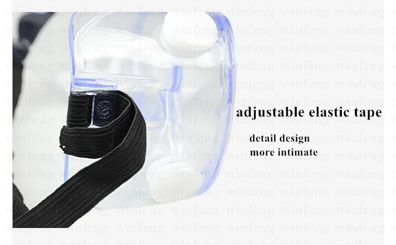 Наружные регулируемые Защитные очки на ремне, защитные очки для лаборатории, прозрачные противотуманные линзы, очки для работы