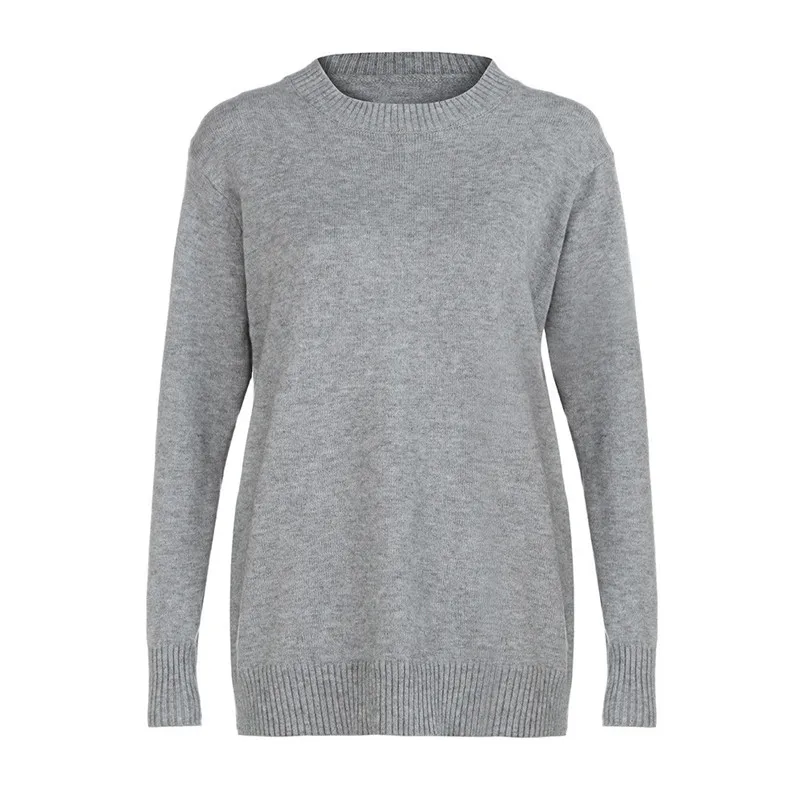 HOT sell sweaters fashion 2018 women high quality Long Sleeve Tops Sweater Casual Loose Knitwear Pullover invierno A29#N (1)