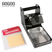 Высокое качество паяльник подставка станция металлическое основание с 1 губкой ST-2094