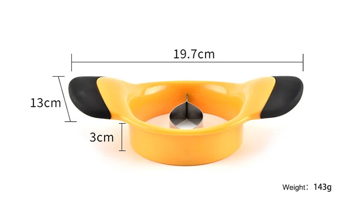Творческий Нержавеющая сталь нож для разрезания манго сплиттер фрукты аксессуары для гаджетов для кухни слайсер для персиков инструмент