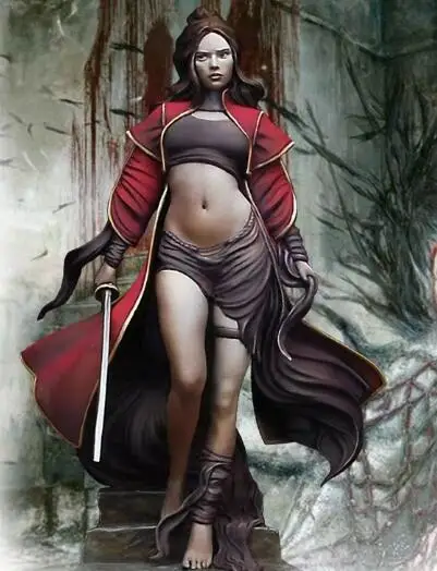 

1/24 Resin kits New Women Figures 1pc (no cannon)