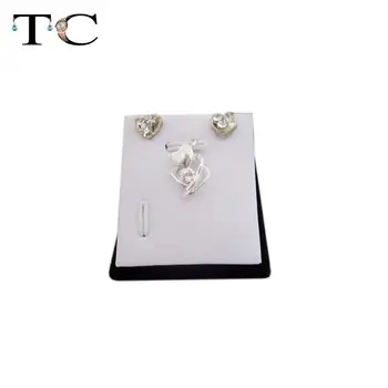

Promotion 3pcs/lot Magnetic Stud Earrings Holder Boucles Pendant Showing Stand Leatherette Pad Jewelry Display For Cyber Monday