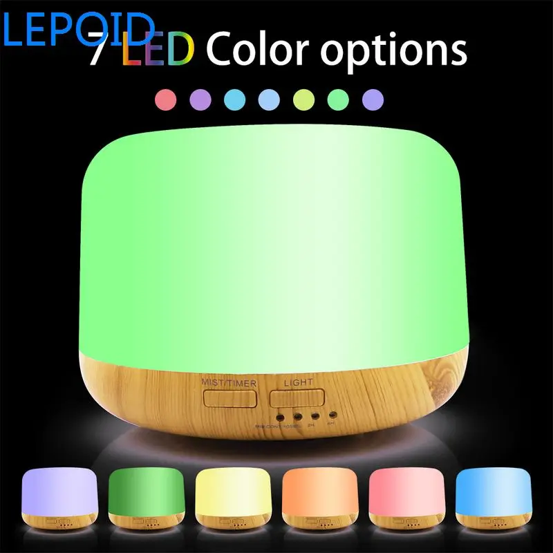 

LEPOID 300ml Mist Maker Ultrasonic Air Humidifier Mini Aroma Humidifier Air Purifier with LED Lamp Humidifier Portable Diffuser