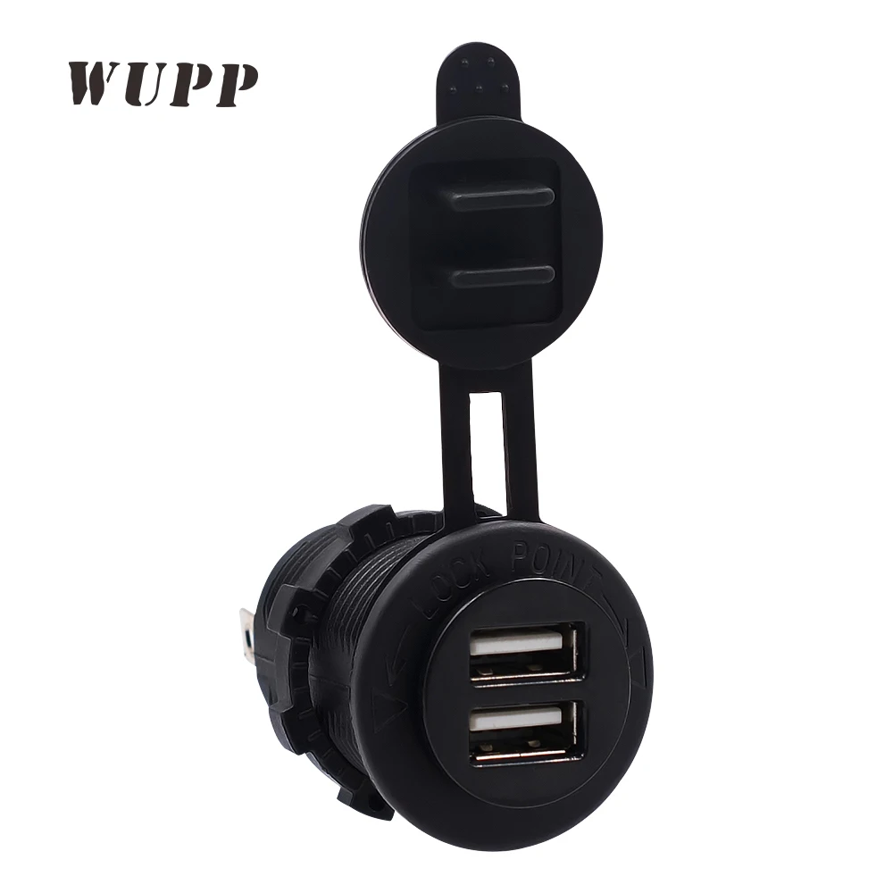 Motorcycle Rv Marine Bus Dual Usb Charger 5V 3.1A Outlet Usb Charger