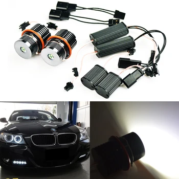 

2pcs High Power Error Free Canbus White 6000K LED Angel Eyes 40W Kit for BMW E39 E60 E61 E63 E64 E65 E66 E53 E83 E87